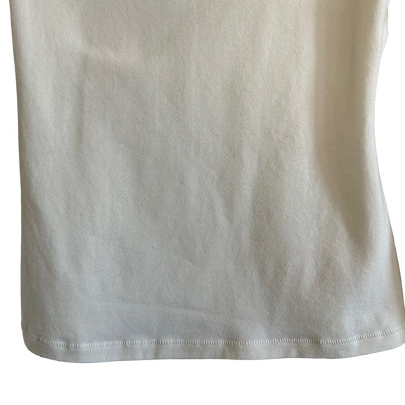 SKIMS Cream Ivory Crewneck Long Sleeve Tshirt Top Small - Picture 6 of 12